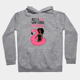 Just a Girl Who Loves Flamingos, Flamingo Lover Hoodie